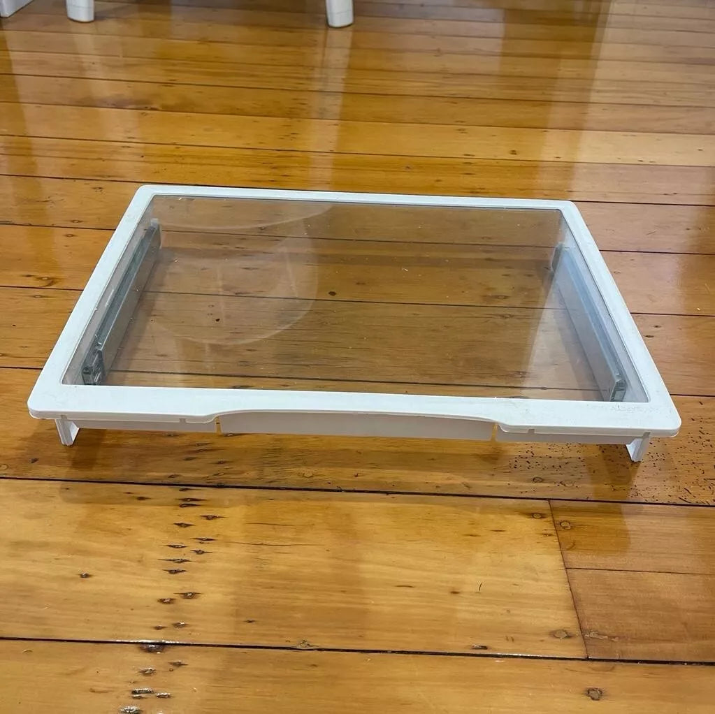 1453013 Westinghouse fridge freezer FC glass shelf + rails crisper cover lid bin FITS WSE6970 WSE7000