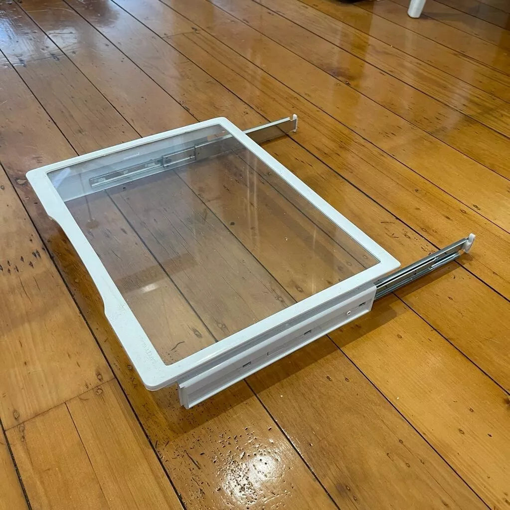 1453013 Westinghouse fridge freezer FC glass shelf + rails crisper cover lid bin FITS WSE6970 WSE7000