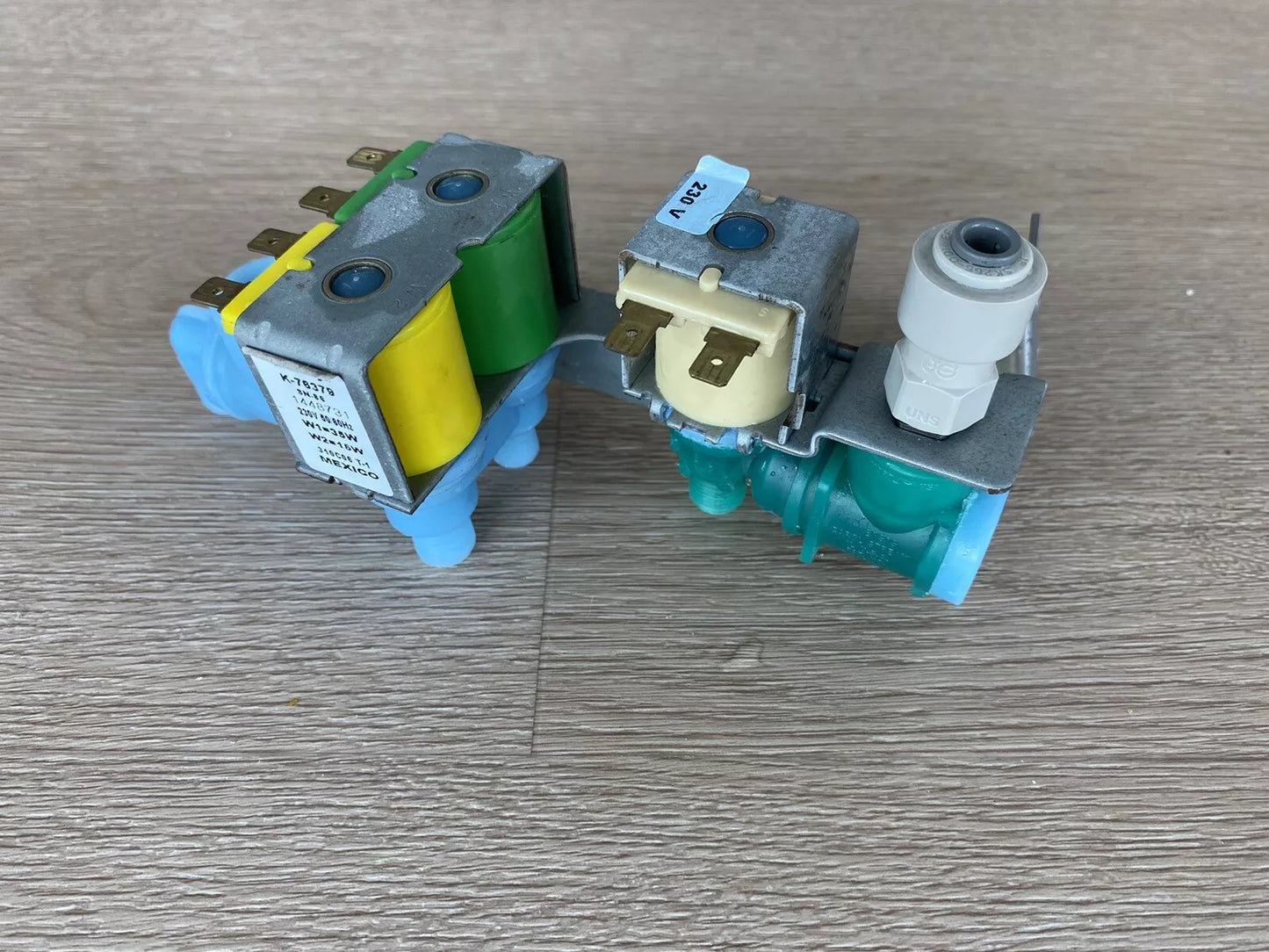 1448731 5029192805 Westinghouse Electrolux fridge freezer solenoid triple water valve FITS WSE6070 WSE6970